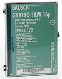 Gnatho-Film ВК172 16µm (50 листів 70х100мм одностороння) Bausch клюзійна плівка BK172 фото