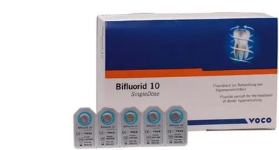 Bifluorid 10 (5 унідоз) VOCO  лак з фторидами натрію та кальцію REF 1618-10 фото