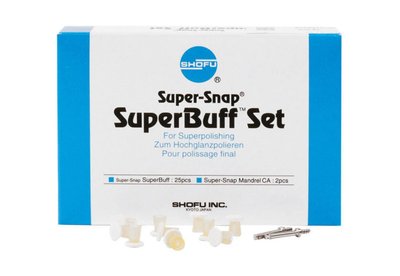 SuperBuff Super-Snap Set  (набір оксамитових дисків 50 шт) Shofu 0535 фото