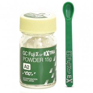 Fuji IX Extra powder А2 (15г) GC порошок фторнаповненого склоіономеру 12679 фото