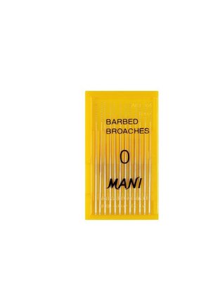 Barbed Broaches (0 - L52мм Ø 0,42мм - 12 шт.) MANI пульпоекстрактори ручні BB0 фото