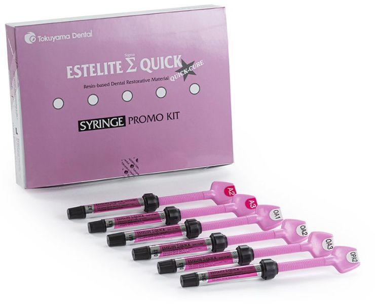Estelite Sigma Quick Promo Kit (6х3.8г) Tokuyama Dental 13102 фото