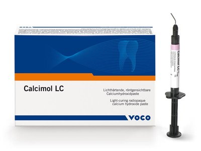 Calcimol LC (шприц 2.5г) VOCO  паста гідроксиду кальцію  REF 1307-1/2 фото
