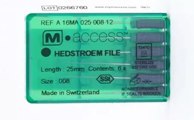 H-File m-access (008 RA25мм) Dentsply Sirona ендо-файл для розширення каналу A16MA02500812 фото