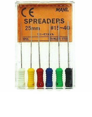 Spreaders (15-40/.02 L25мм - 6шт) MANI каналонаповнювач ручний SPR15-40 фото