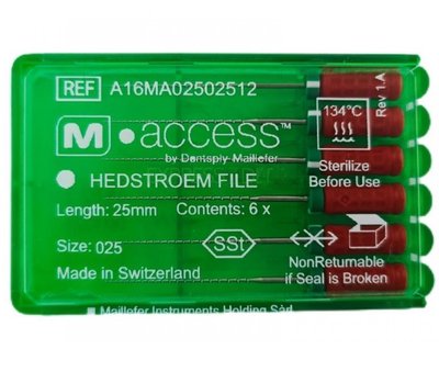H-File m-access (025 RA25мм) Dentsply Sirona ендо-файл для розширення каналу A16MA02502512 фото