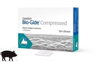 Bio-Gide Compressed (20x30 мм) Geistlich колагенова мембрана 500372 фото