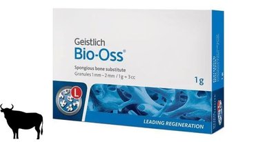 Bio-Oss Spongiosa 1г (L 1-2 мм) Geistlich кісткові гранули 500303 фото