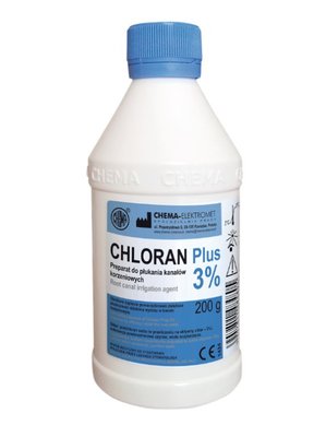 Chloran Plus 3% (200г) Chema розчин для дезинфекції кореневих каналів ChloranPlus3 фото