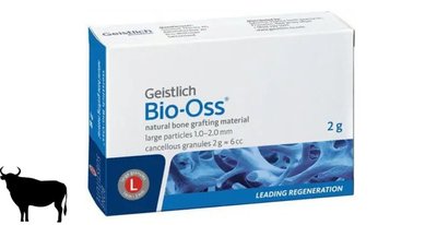 Bio-Oss Spongiosa 2 г (L 1-2 мм) Geistlich кісткові гранули 500096 фото