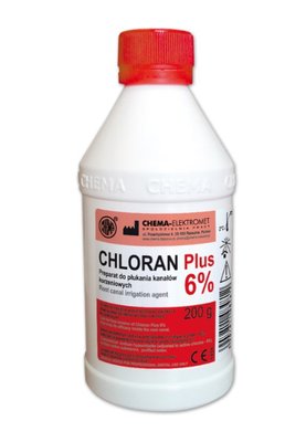 Chloran Plus 6% (200г) Chema розчин для дезинфекції кореневих каналів ChloranPlus6 фото