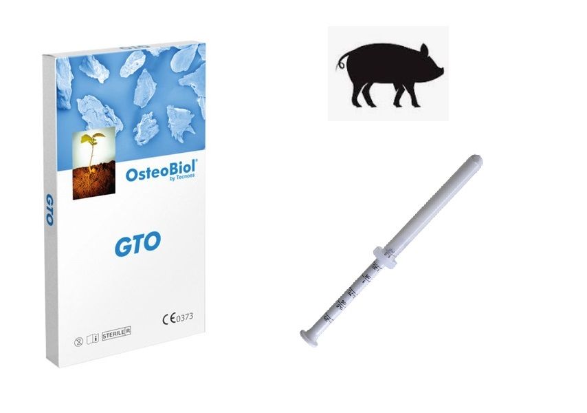 GTO (0.5cc) OsteoBiol кортикально-губчата кісткова суміш+TSV Gel MU0005S фото