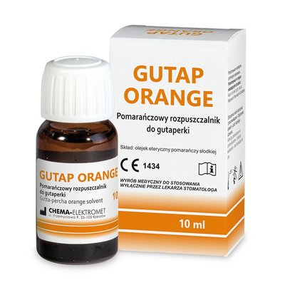 Gutap orange (10 мл) Chema рідина для розчинення гутаперчі GutapO фото