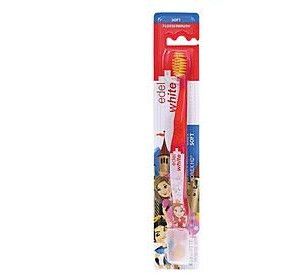 Зубна щітка для дітей 1+ Konex Kids Edel&White (червона) 100-109 фото