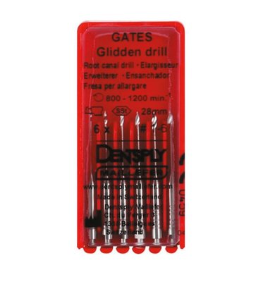 Gates #1-6 (асорті 6шт RA28мм) Dentsply Sirona ендо-інструмент для розширення гирла каналу A000823090112 фото
