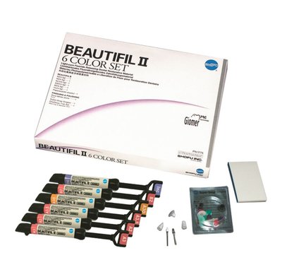 Beautifil II Shofu Color Set (6х4.5г) гіомер-композит PN1775 фото