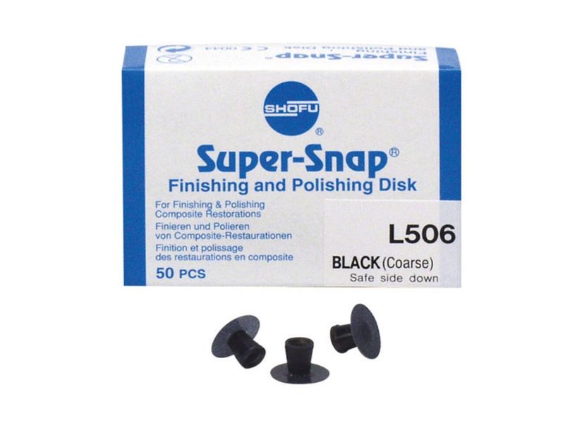 Super-Snap L506 Shofu (50 шт) односторонній широкий диск крупні зерна по верху L506 фото