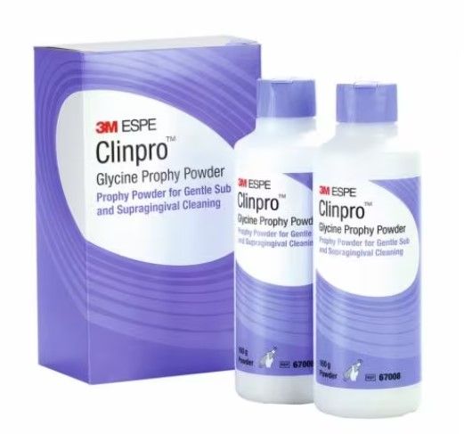 Clinpro Glycine Prophy Powder (2x160г) 3M ESPE профілактичний порошок на основі гліцину  67008 фото
